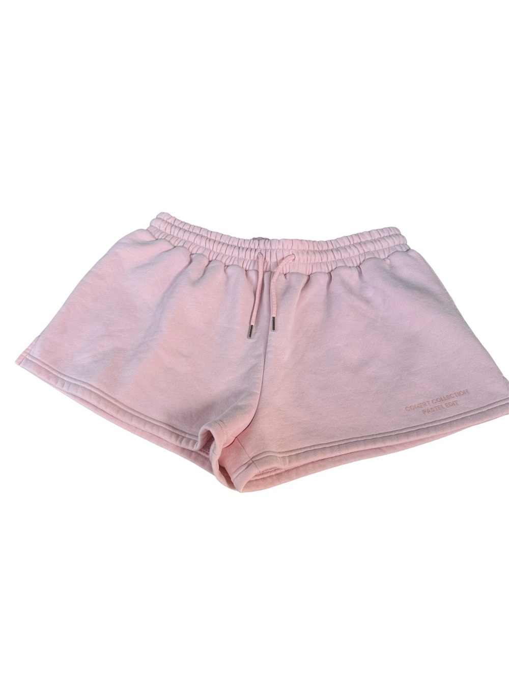 Comfrt Pastel Pink Athletic Lounge Shorts with Drawstring size XL